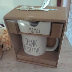 BNIB RAE DUNN Mug and Memo Holder Set